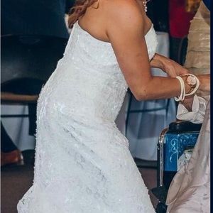 Eggshell White Peärl Wedding Dress